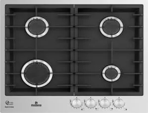 MTM9602MHIX Plaque de cuisson MODENA 60 cm Inox 4 Feux Gaz - 0