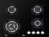Plaque de cuisson MODENA 60 cm Verre Noir 4 Feux G