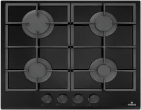 MTV365TBG Plaque de cuisson MODENA 60 cm Gaz 4F Verre Noir - 0