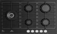 Plaque de cuisson MODENA 75 cm Noir Mat 5 Feux Gaz