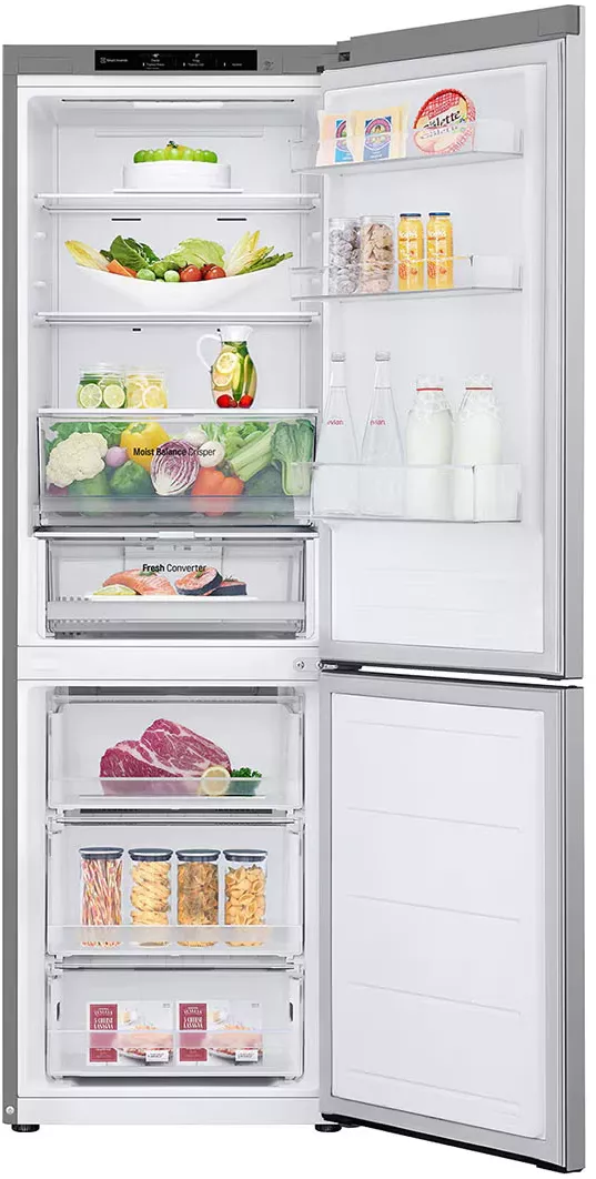 GC-E35PM8W Réfrigérateur Combiné LG 60Cm 344L No Frost Silver - 1