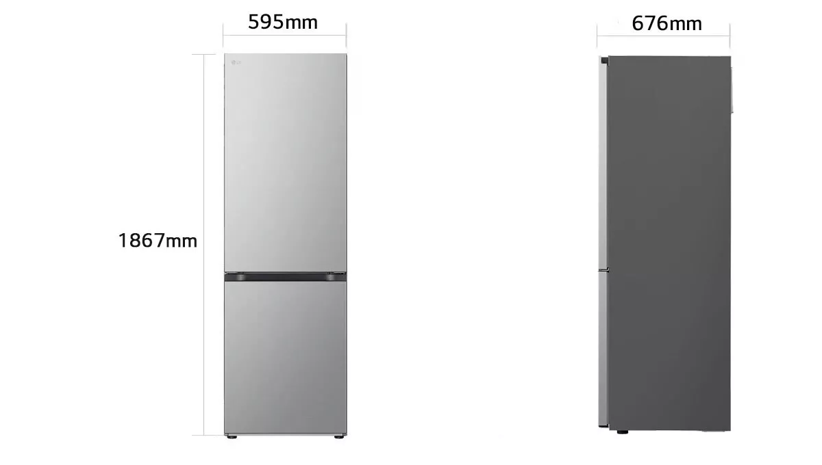 GC-E35PM8W Réfrigérateur Combiné LG 60Cm 344L No Frost Silver - 18