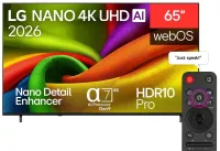 téléviseur LG 65'' NANO 4K UHD Smart AI NEW 2026
