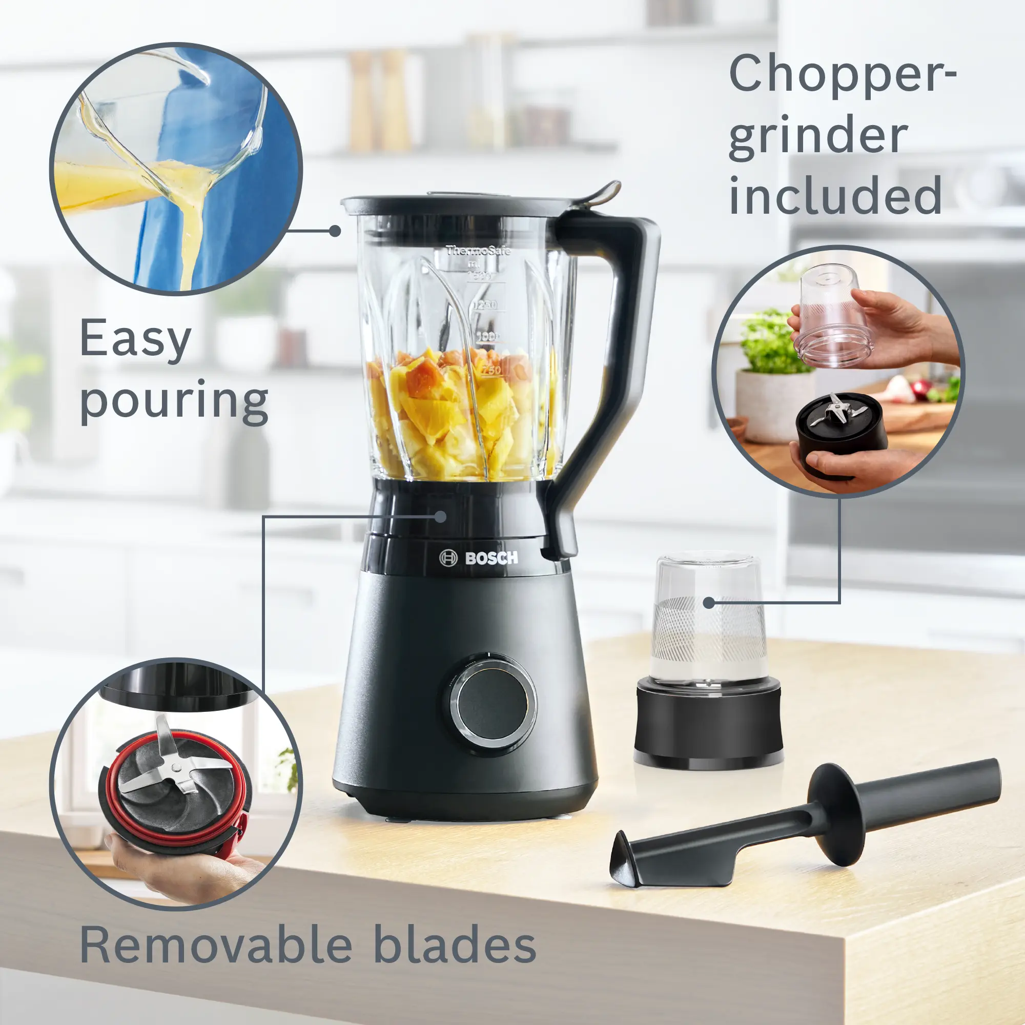 MMB6176B Blender BOSCH VitaPower 1200W 1.5L Noir - 3