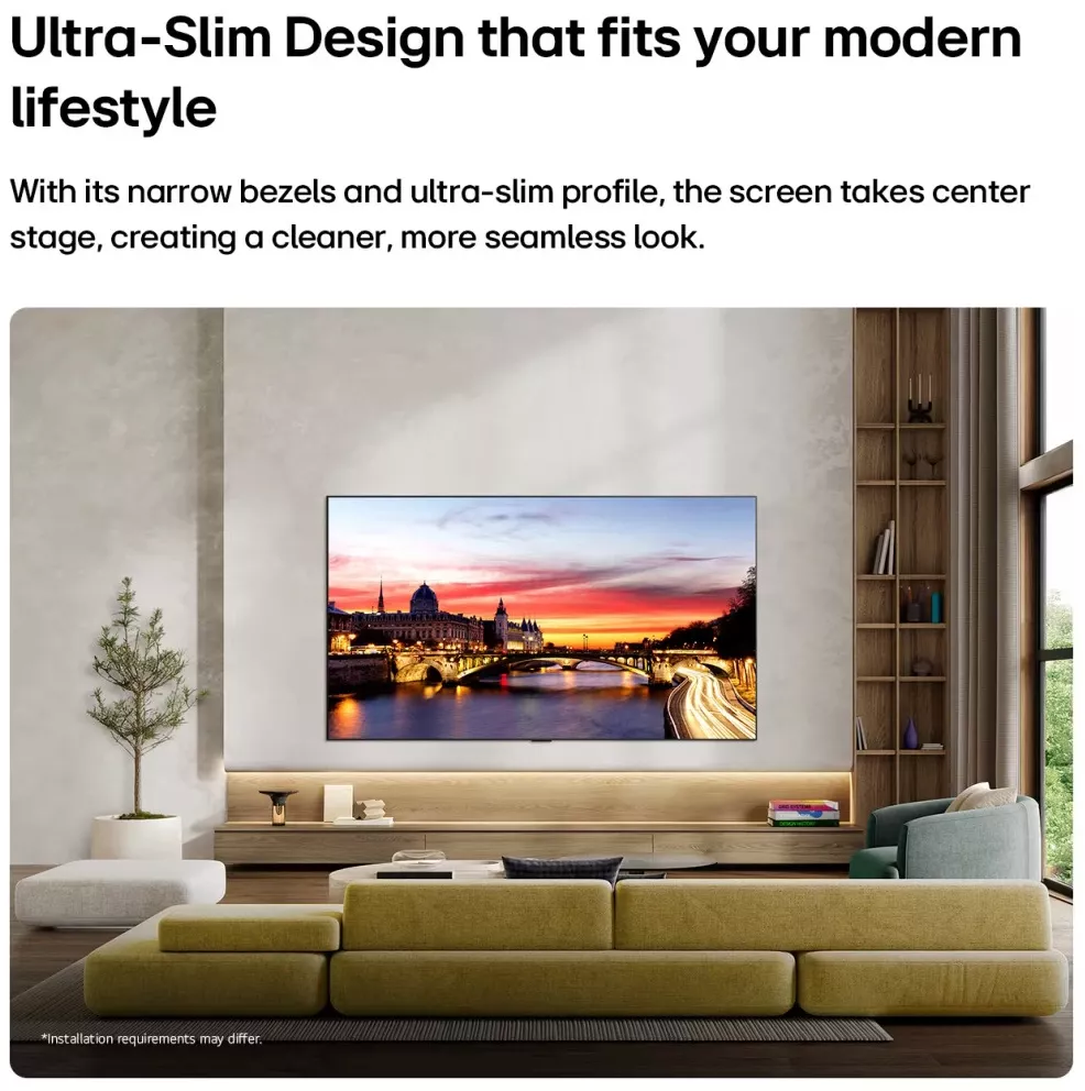 OLED77C66LA Téléviseur LG OLED evo AI C6 77 4K Smart TV 165Hz - 9