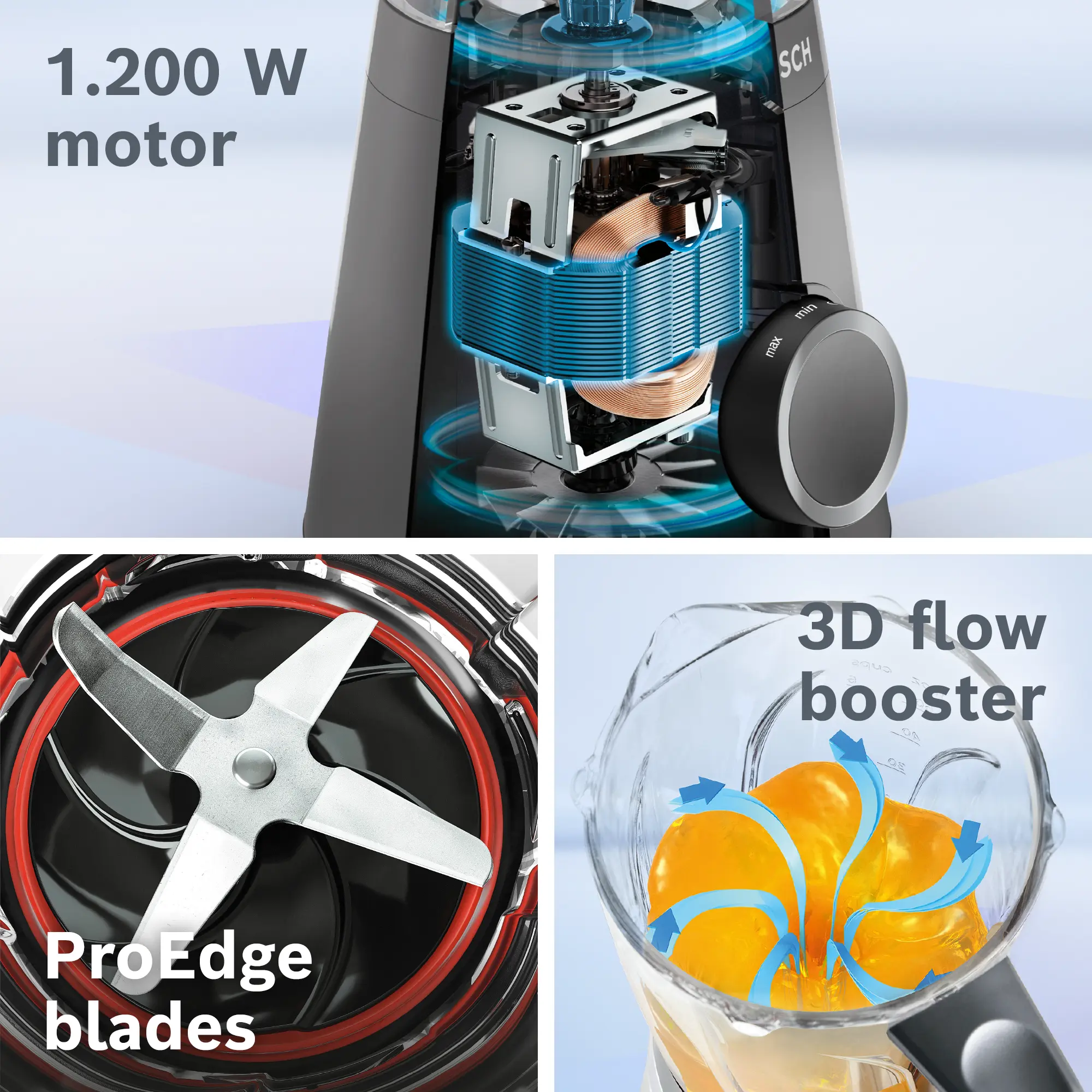 MMB6176B Blender BOSCH VitaPower 1200W 1.5L Noir - 6
