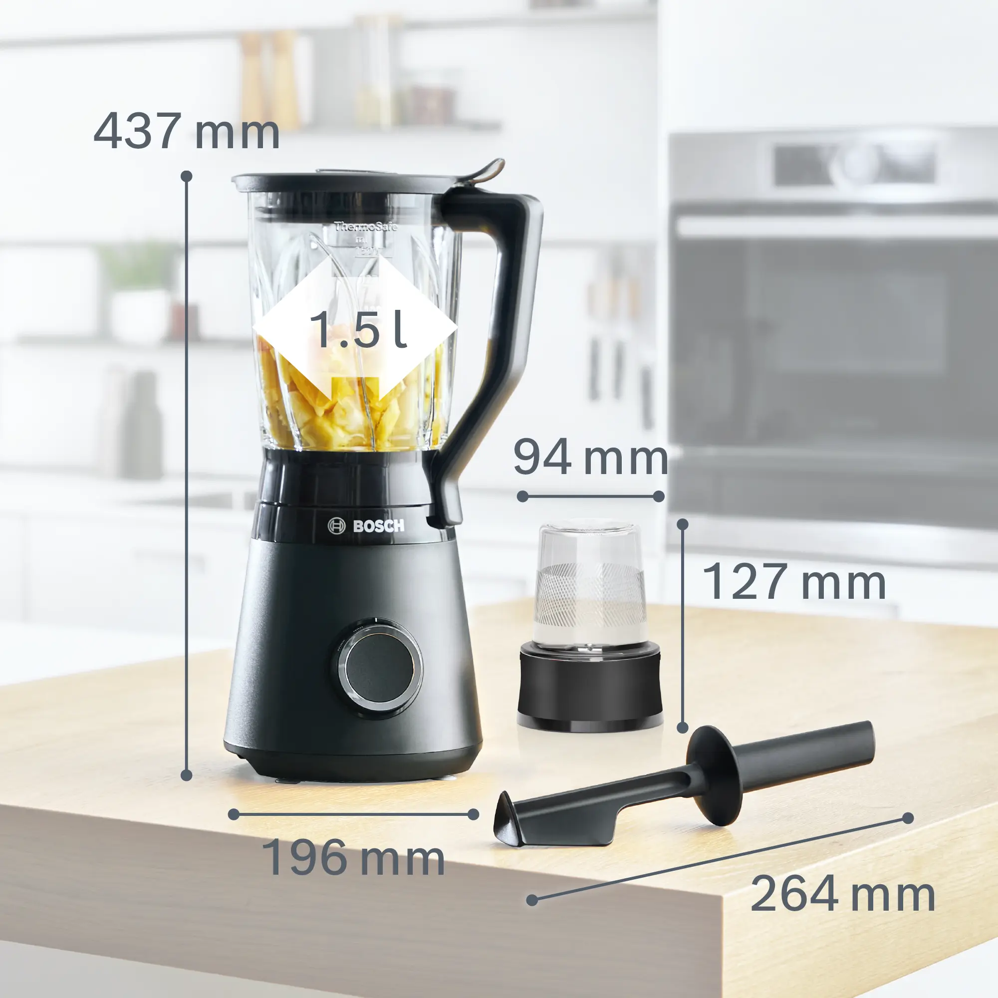 MMB6176B Blender BOSCH VitaPower 1200W 1.5L Noir - 13
