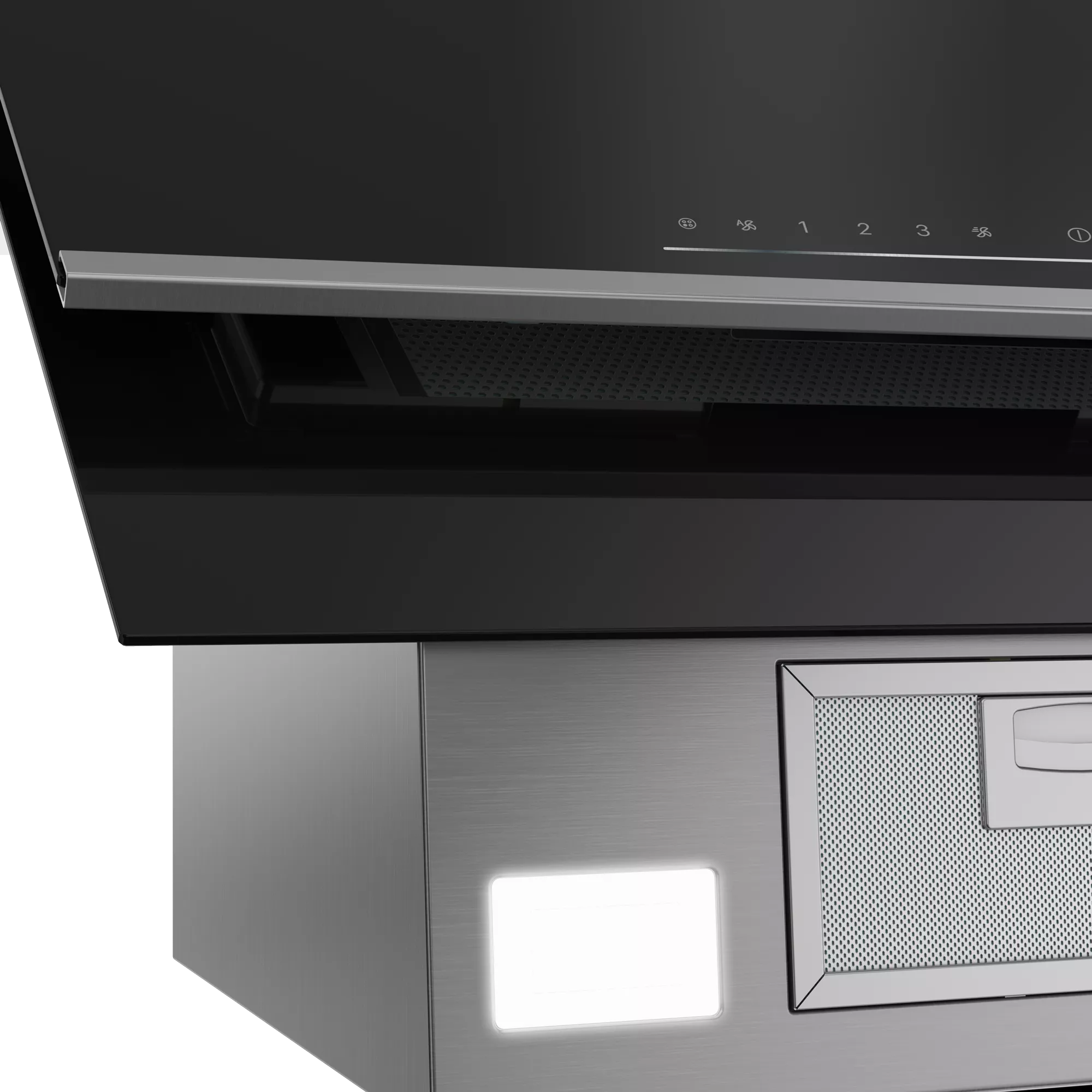 WOA6044FBG Hotte Whirlpool 60cm Décorative Inclinée WiFi Noir - 2