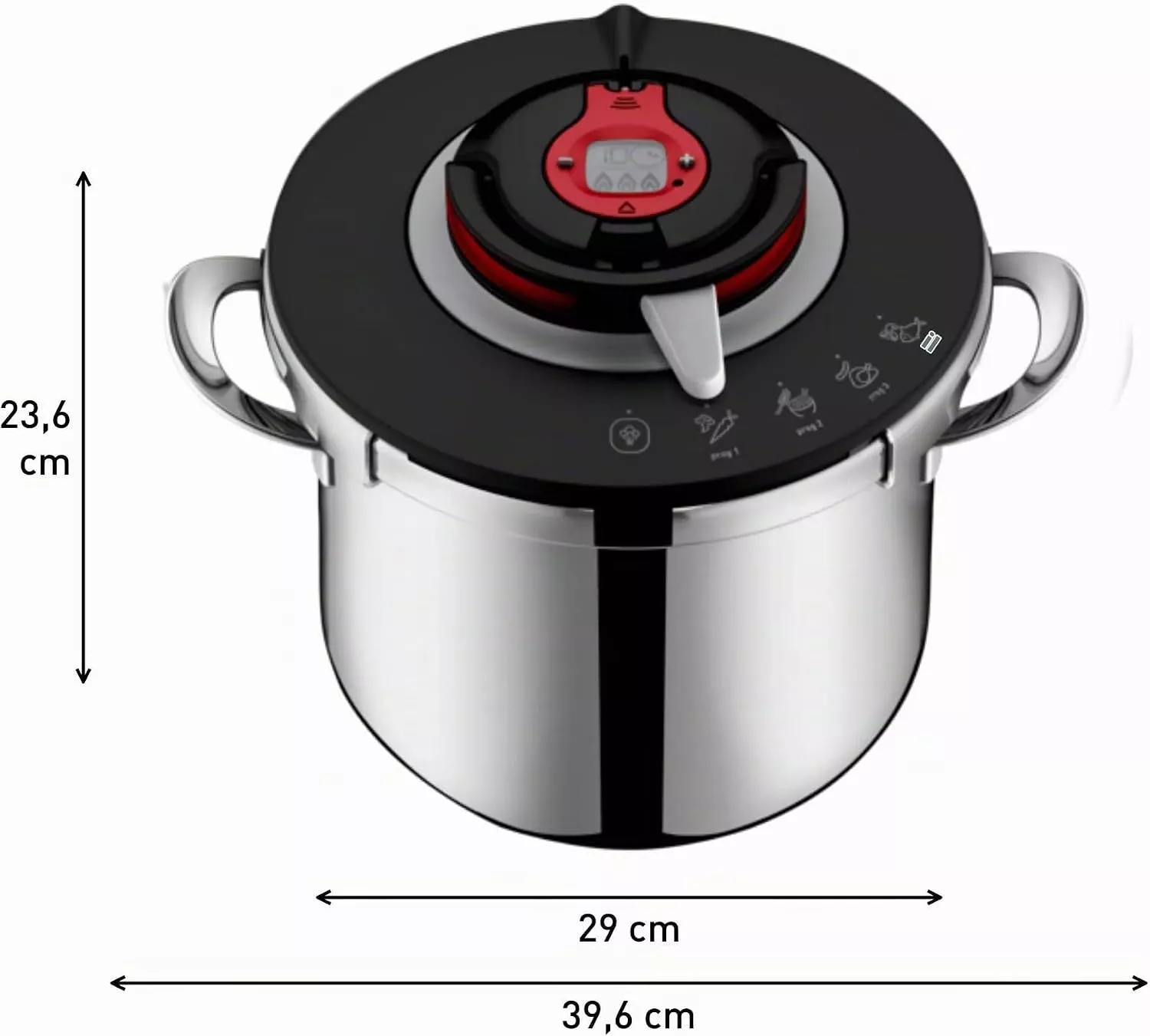 P4571400 Autocuiseur SEB Clipso Chef Expert 8 L Inox - 6