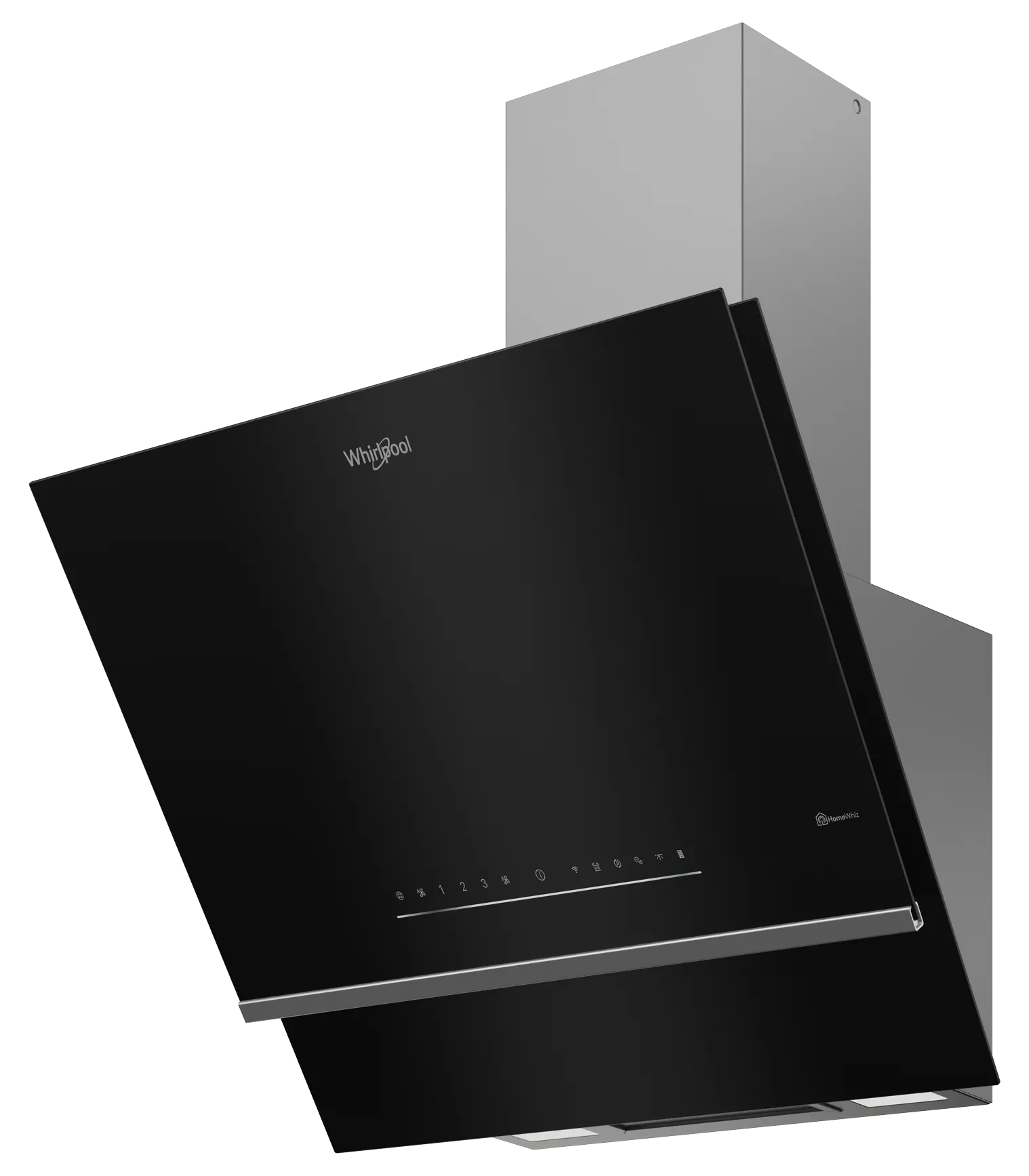 WOA6044FBG Hotte Whirlpool 60cm Décorative Inclinée WiFi Noir - 0