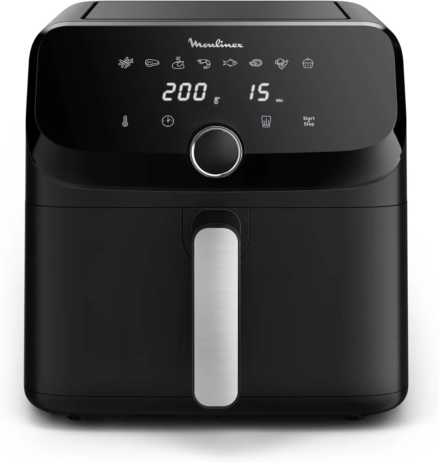 EZ8558F0 Air Fryer Moulinex Easy Fry Mega 7,5 L 8 Prog Noir - 0