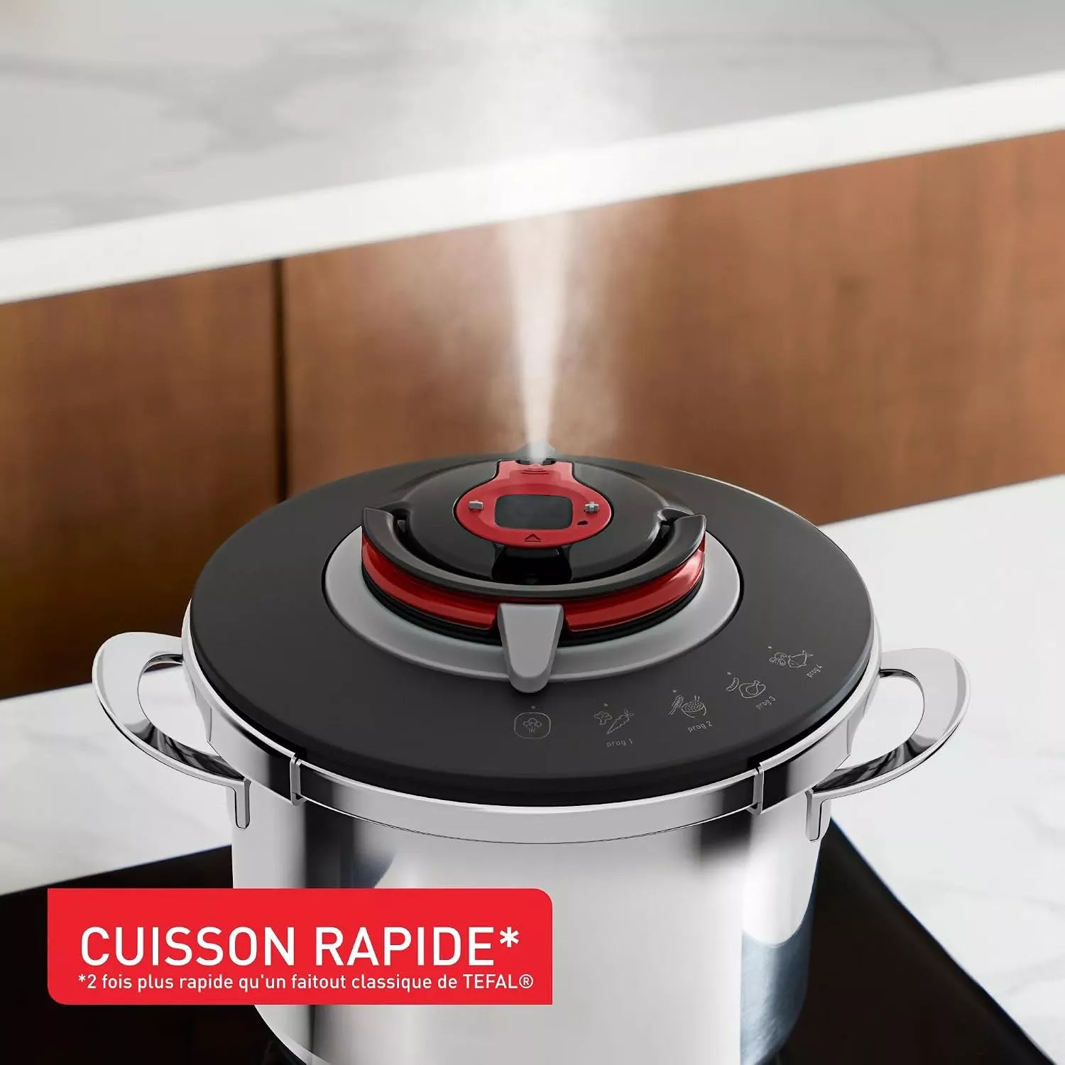 P4571400 Autocuiseur SEB Clipso Chef Expert 8 L Inox - 5