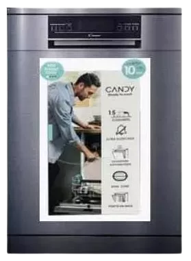 CF5D2FOX Lave vaisselle CANDY digitale 15C Inverter Silver - 9