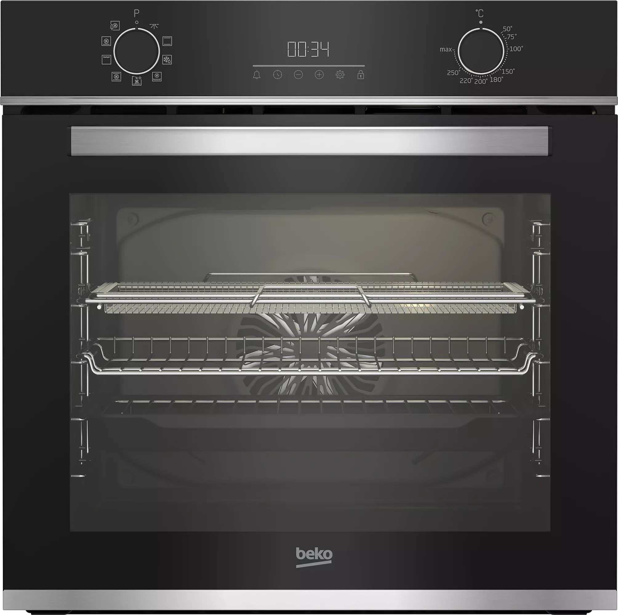 BBIMAI13300XS Four encastrable BEKO Elec 72L Multifonction Inox - 0